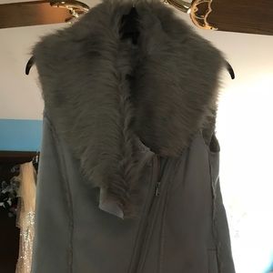 Faux Fur and Skin Vest